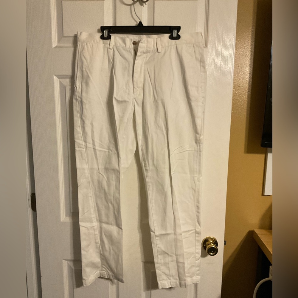 Polo by Ralph Lauren White Straight-Leg Chinos
